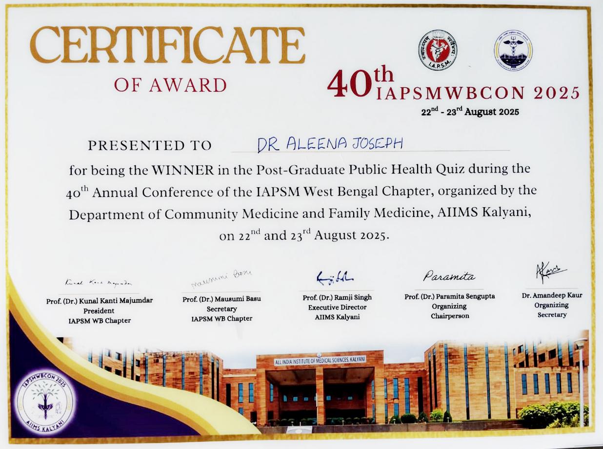 Winner's Certificate 2